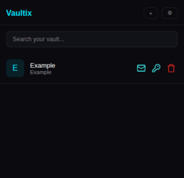 Vaultix Browser Extension
